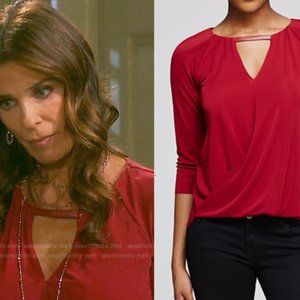 Bailey 44 Lisianthus wrap top size S